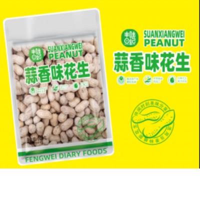 丰味日记蒜香味花生208g
