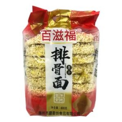原汁排骨面800g